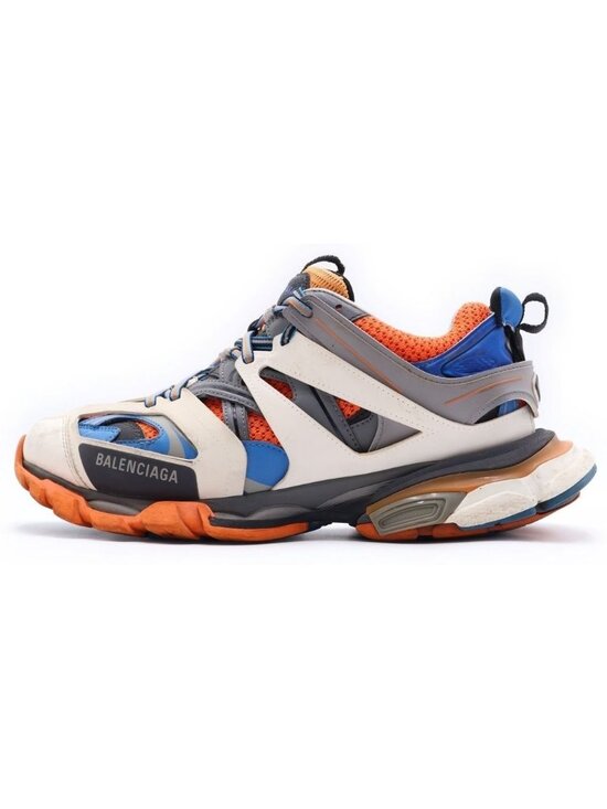 Balenciaga Other - Balenciaga Track Trainers Low Cut Sneakers White Orange Blue